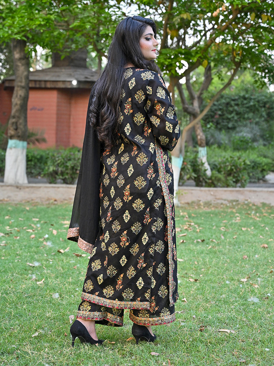Stitched 3 PIECE EMBROIDERED LAWN