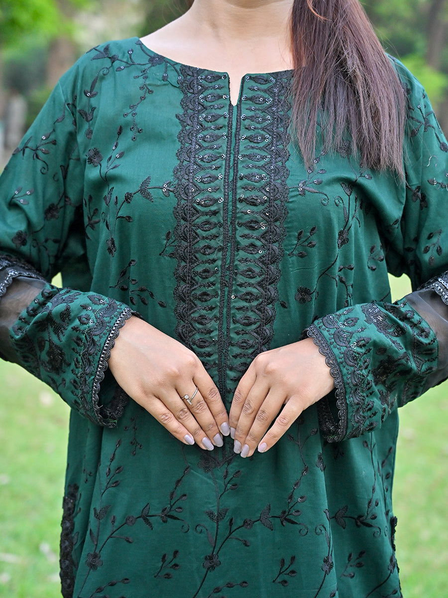Stitched 3 PIECE EMBROIDERED LAWN